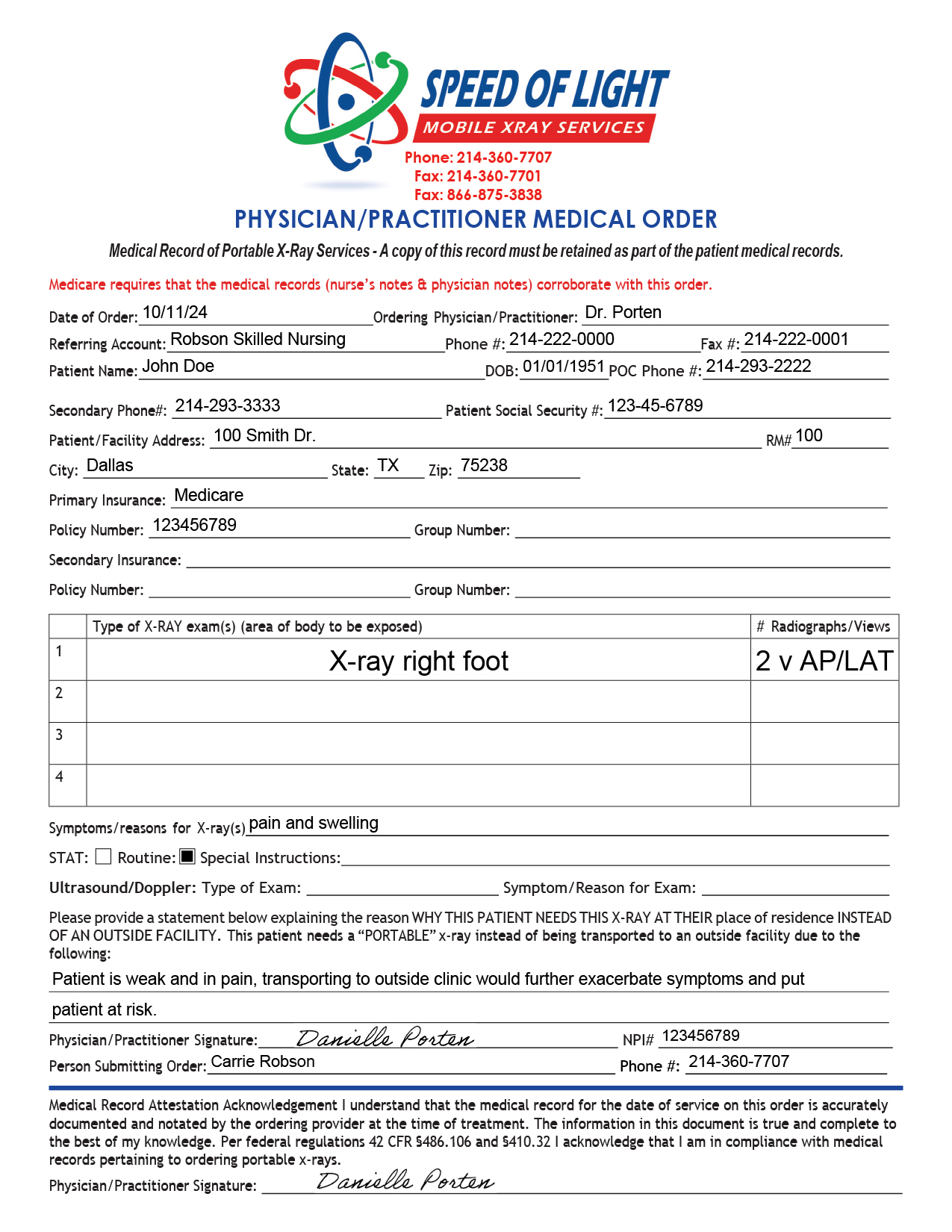 Order Form Image